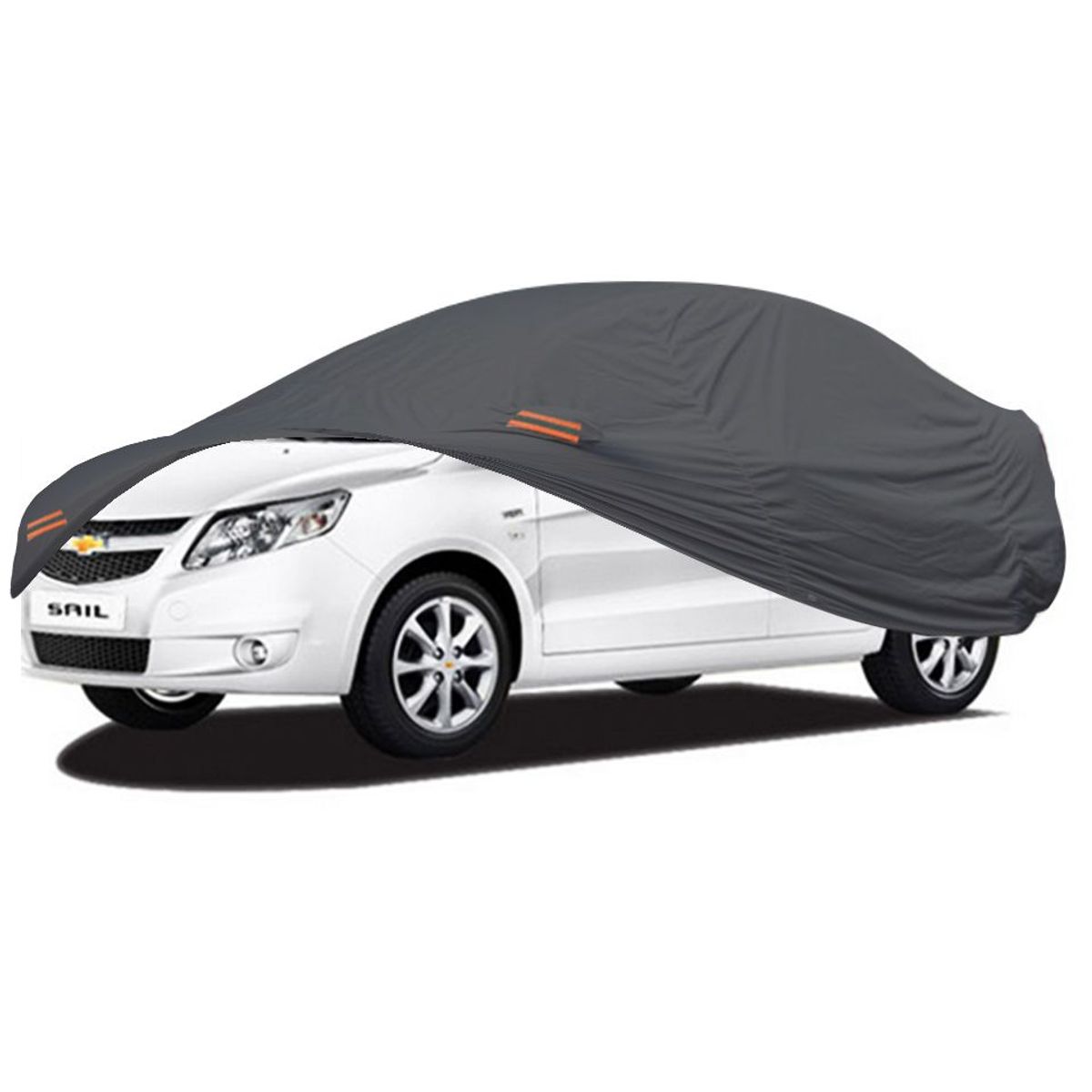 TECGO - PROTECTOR CUBIERTA COBERTOR TIPO CHEVROLET SAIL SEDAN GRIS