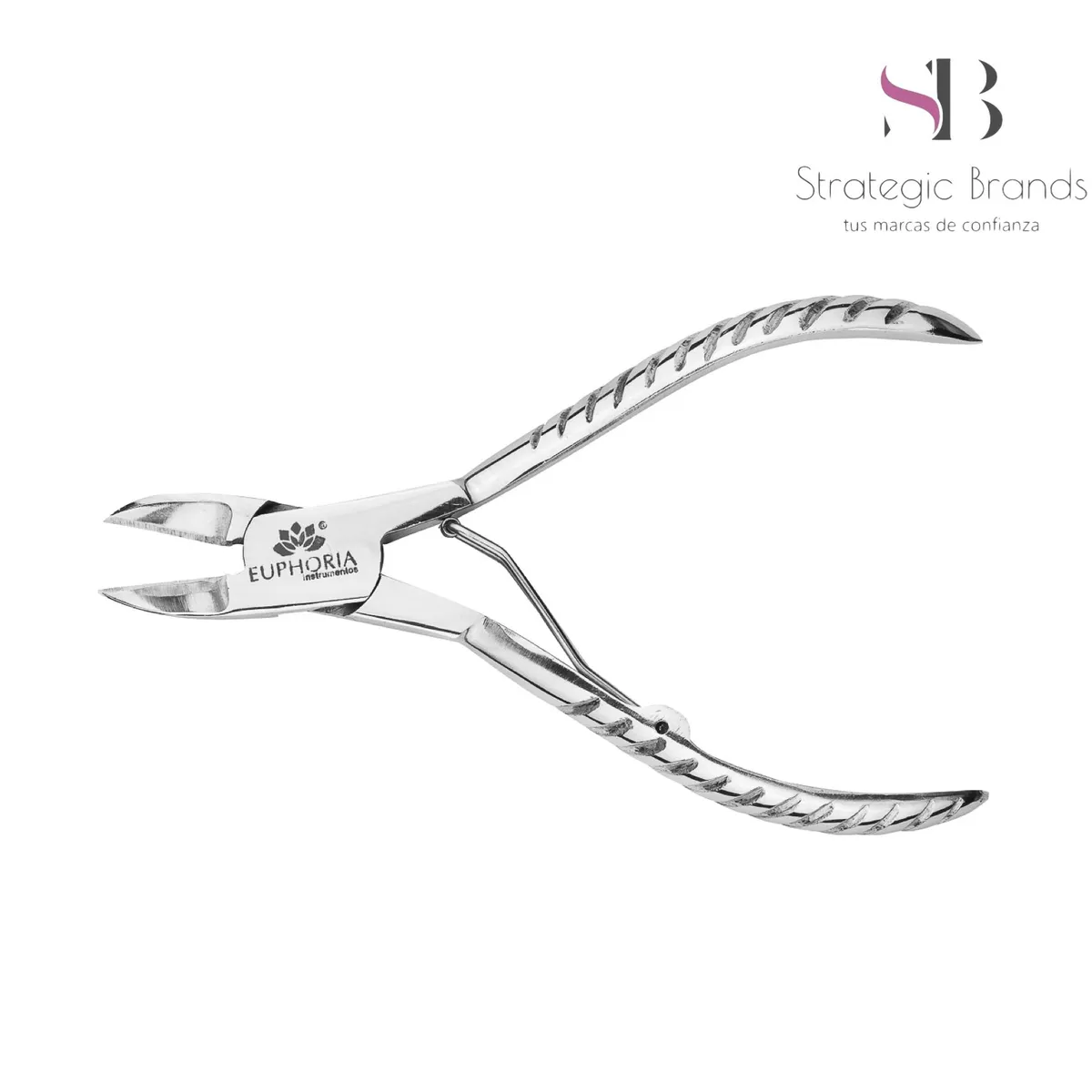 EUPHORIA - Alicate Cortauñas de Acero Inoxidable Quirúrgico para Pedicura