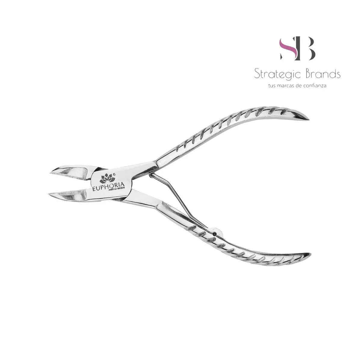 EUPHORIA - Alicate Cortauñas de Acero Inoxidable Quirúrgico para Pedicura