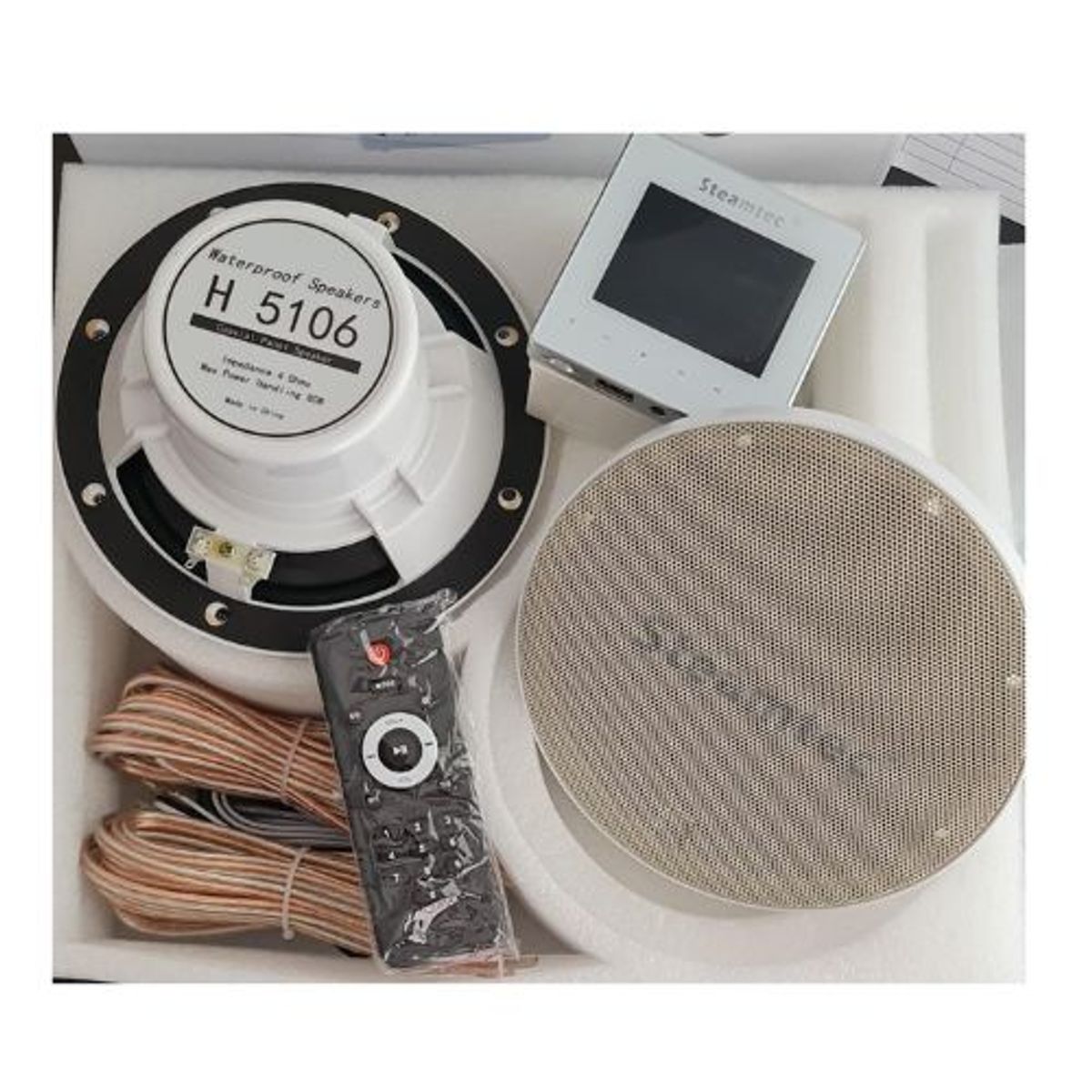 GENERICO - Parlantes Bluetooth para saunas.