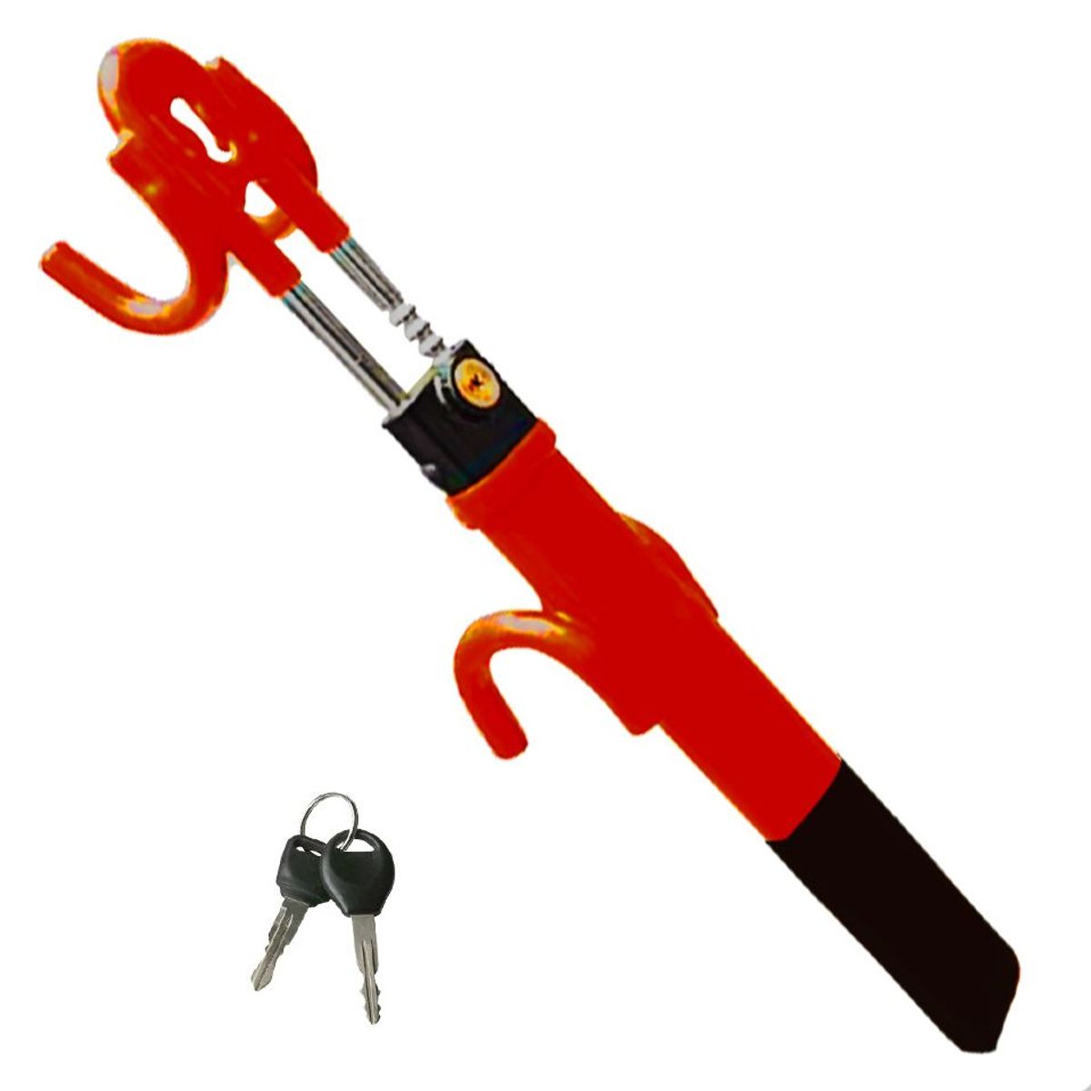 GENERICO - Seguro De Timon Auto Traba Volante Antirrobo Vehiculo