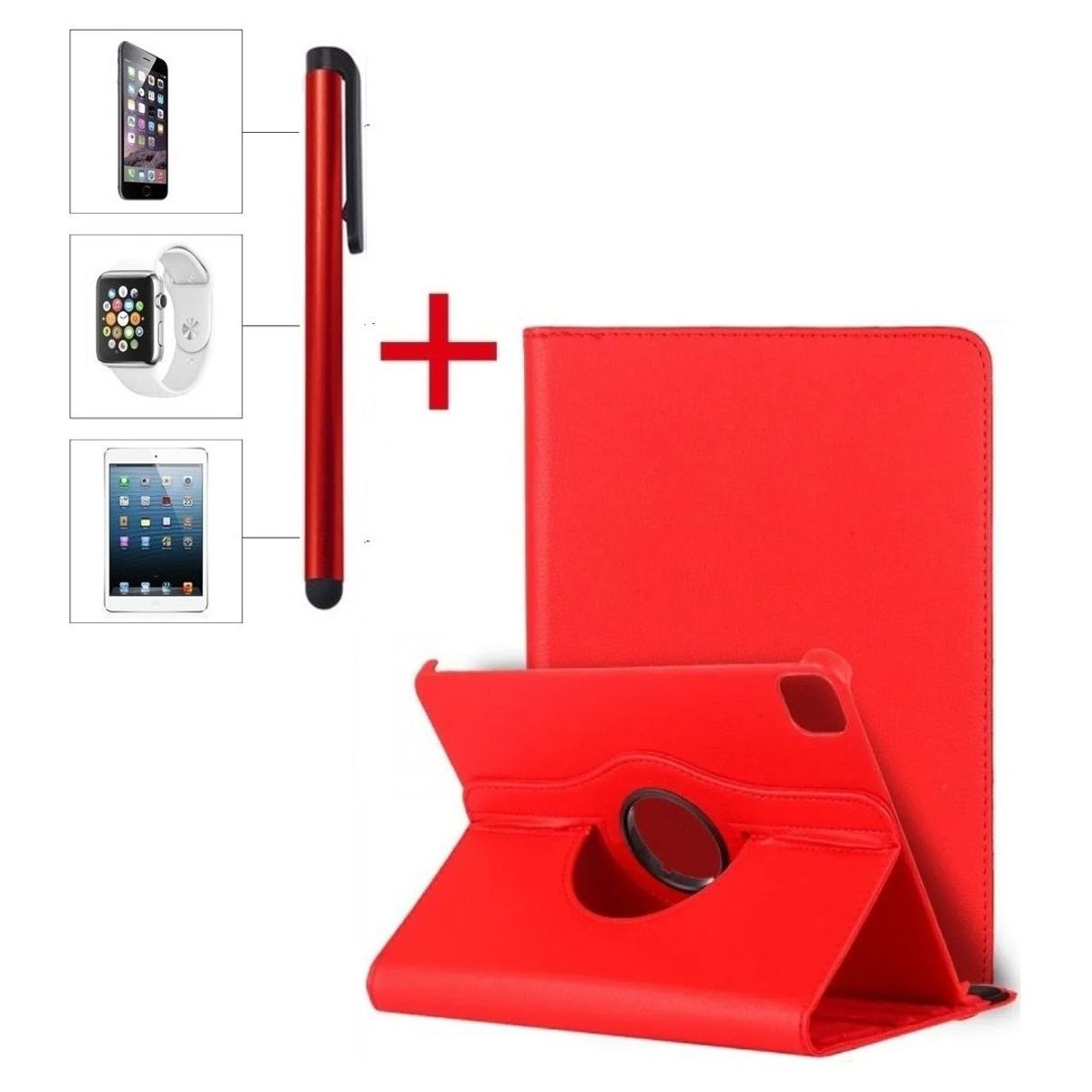 GENERICO - Flip Cover + Lapiz tactil para iPad Pro 11 1era Gen A1980 A2013 A1934