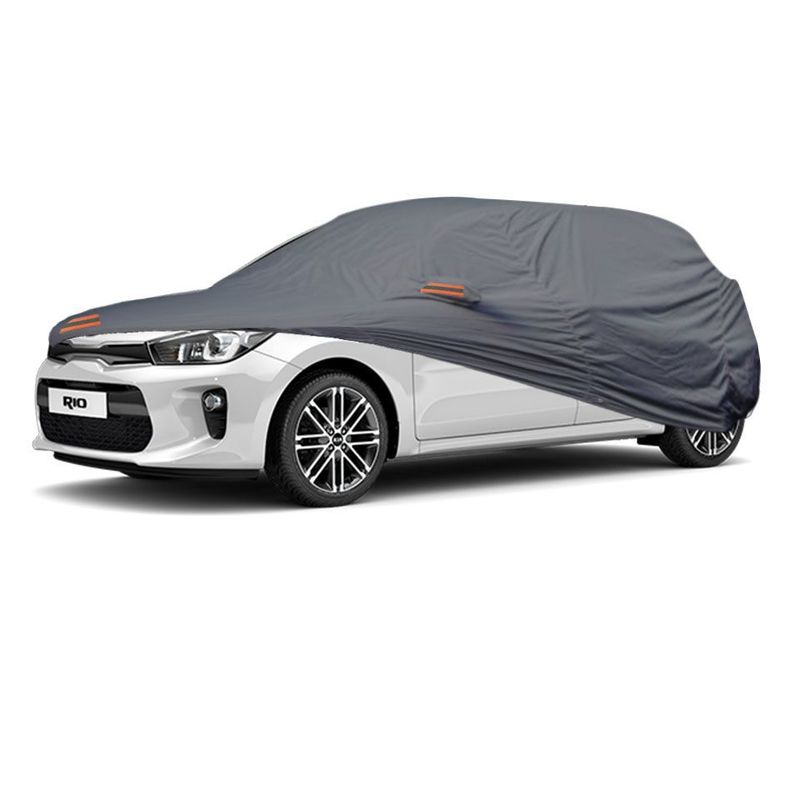 TECGO - PROTECTOR CUBIERTA COBERTOR TIPO KIA RIO HATCHBACK GRIS