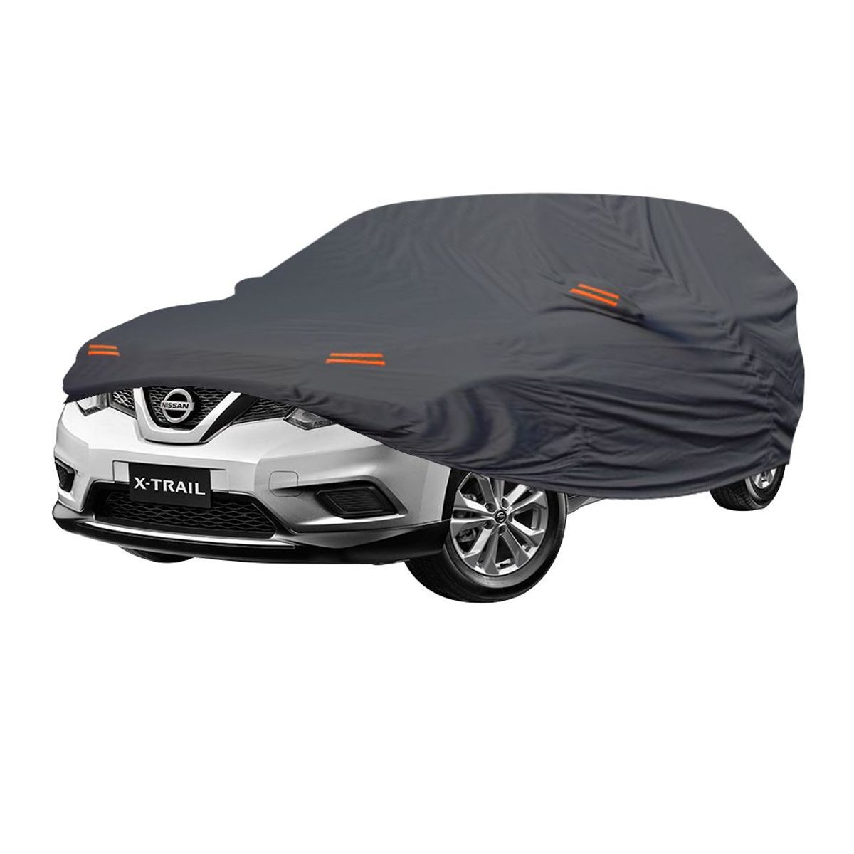 TECGO - PROTECTOR CUBIERTA FUNDA COBERTOR TIPO NISSAN X-TRAIL GRIS