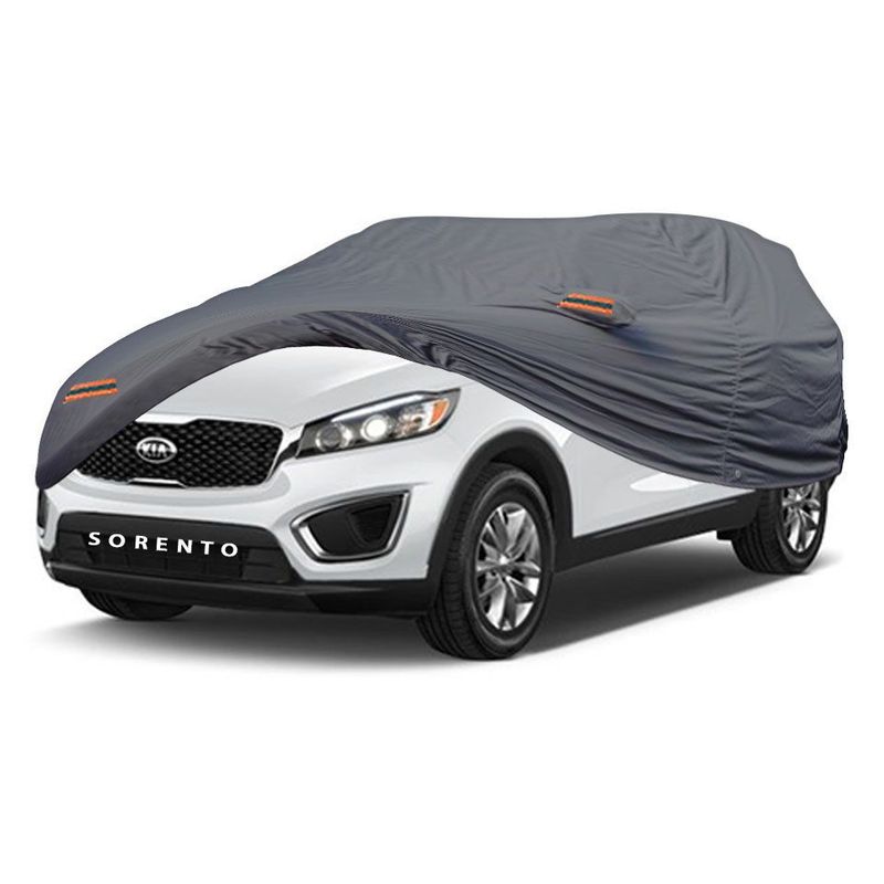 TECGO - PROTECTOR CUBIERTA FUNDA COBERTOR TIPO KIA SORENTO GRIS