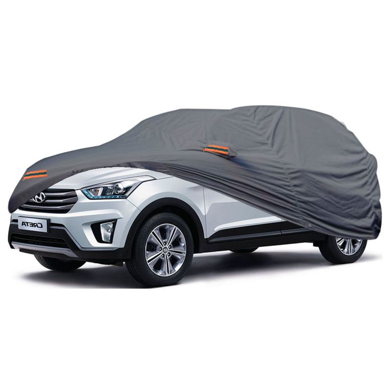 TECGO - PROTECTOR CUBIERTA FUNDA COBERTOR TIPO HYUNDAI CRETA GRIS