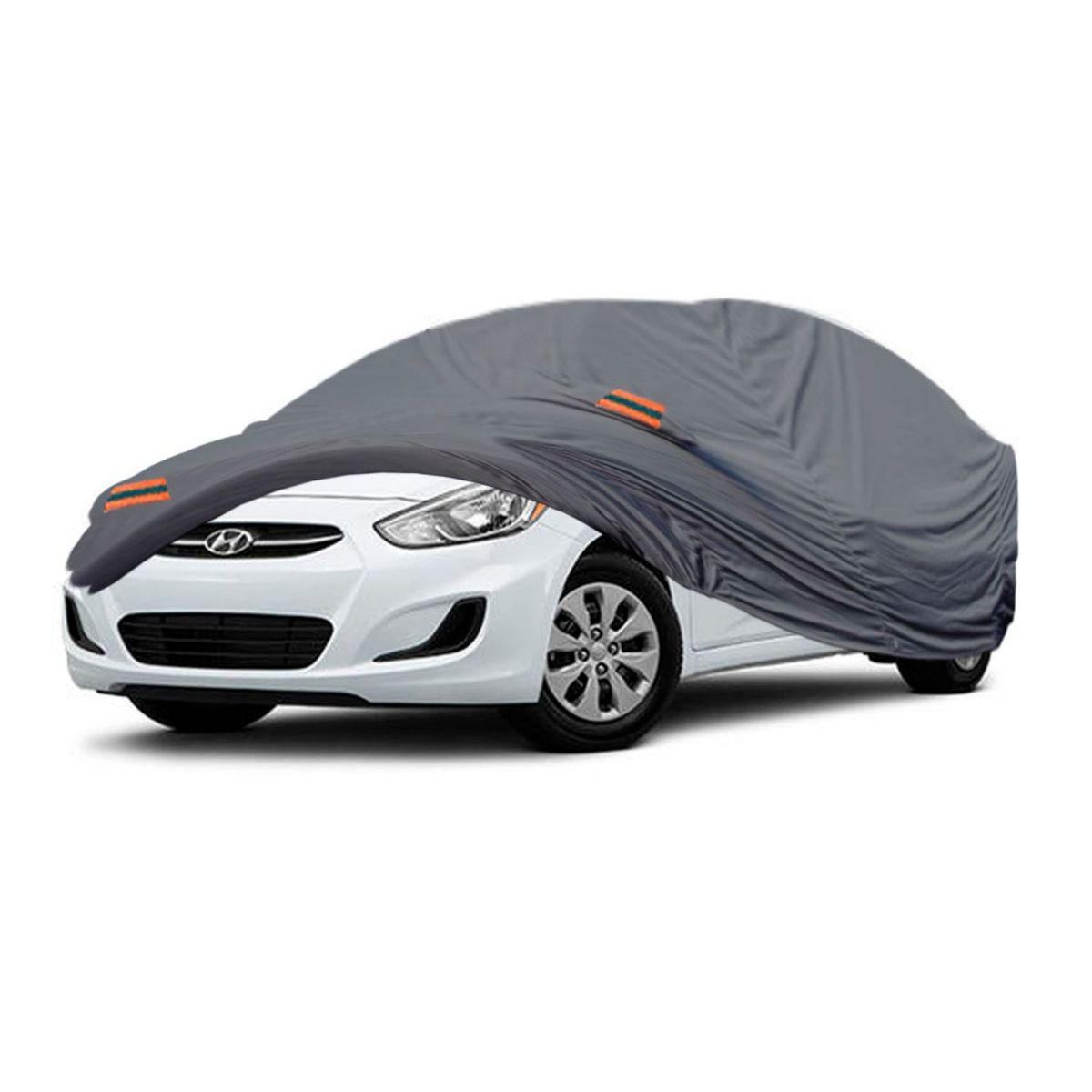 TECGO - PROTECTOR CUBIERTA COBERTOR TIPO HYUNDAI ACCENT SEDAN GRIS