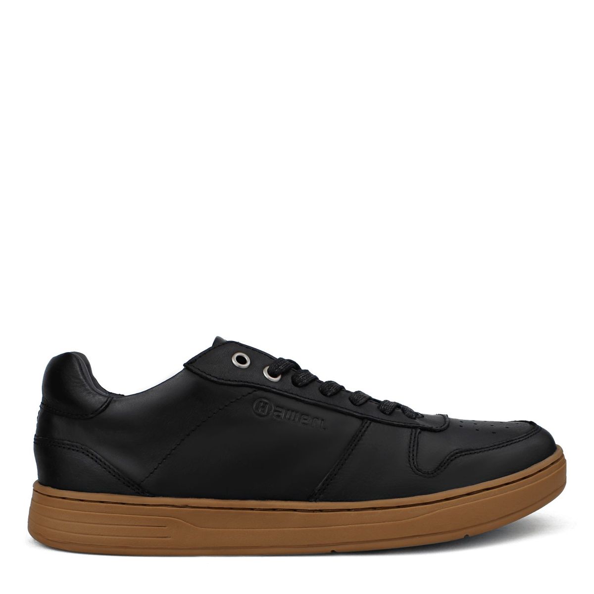 HAWERL - Zapatilla Urbana de Cuero Hombre H534 NegroT