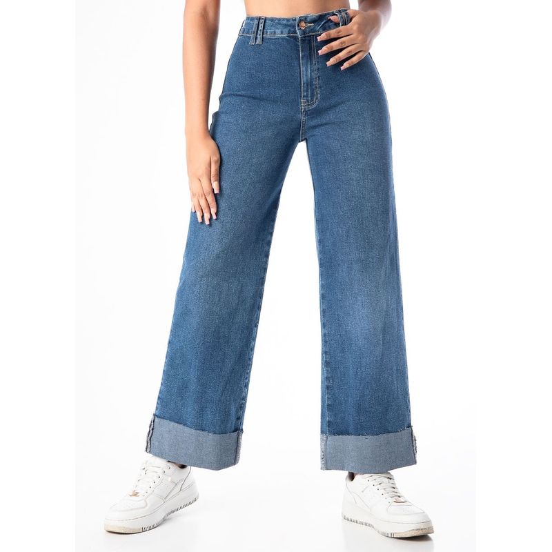 GOCCOS - Pantalon Moda Denim Stretch Azise Mujer