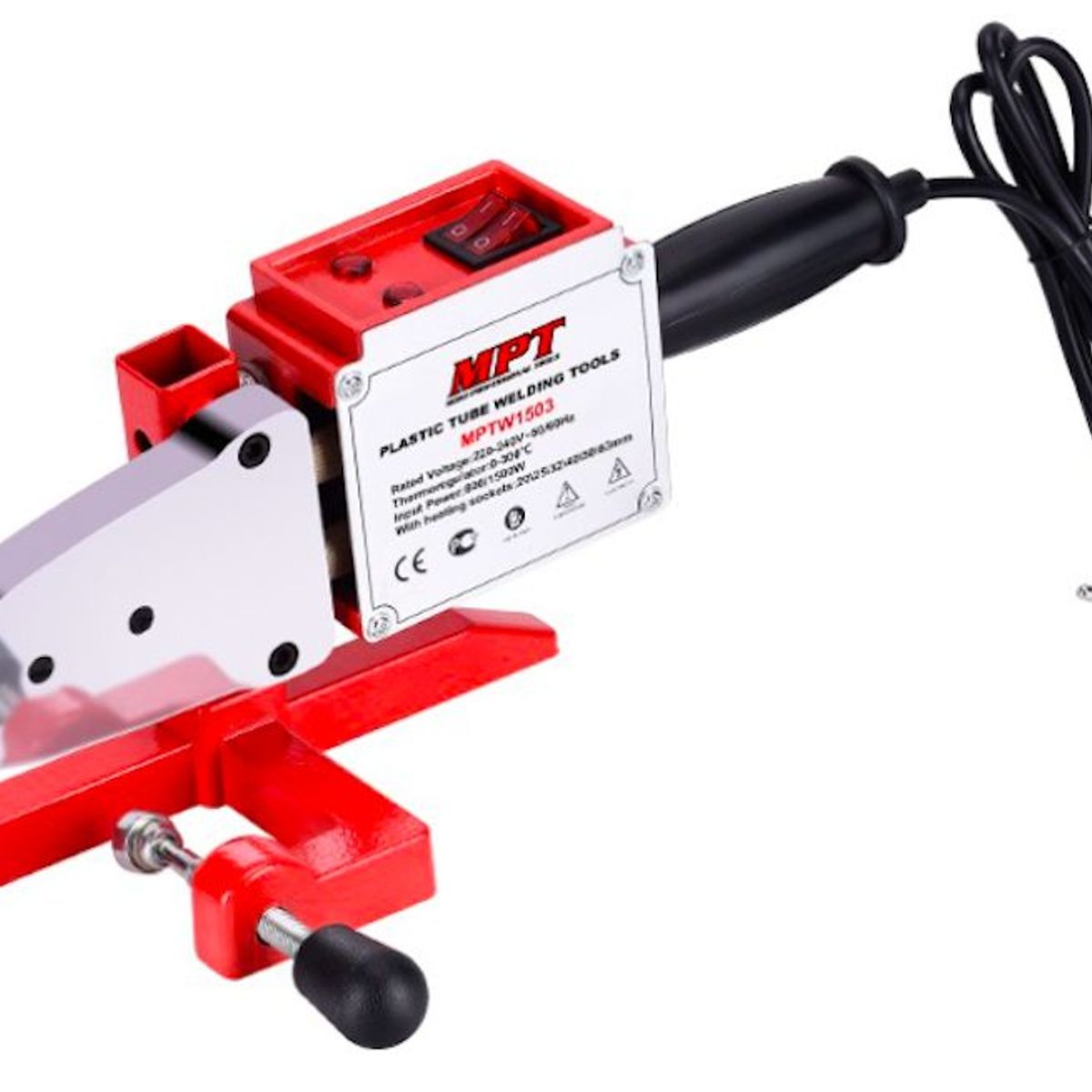 GENERICO - MÁQUINA TERMOFUSORA PARA TUBOS GASFITERIA PROFESIONAL MPT TOOLS