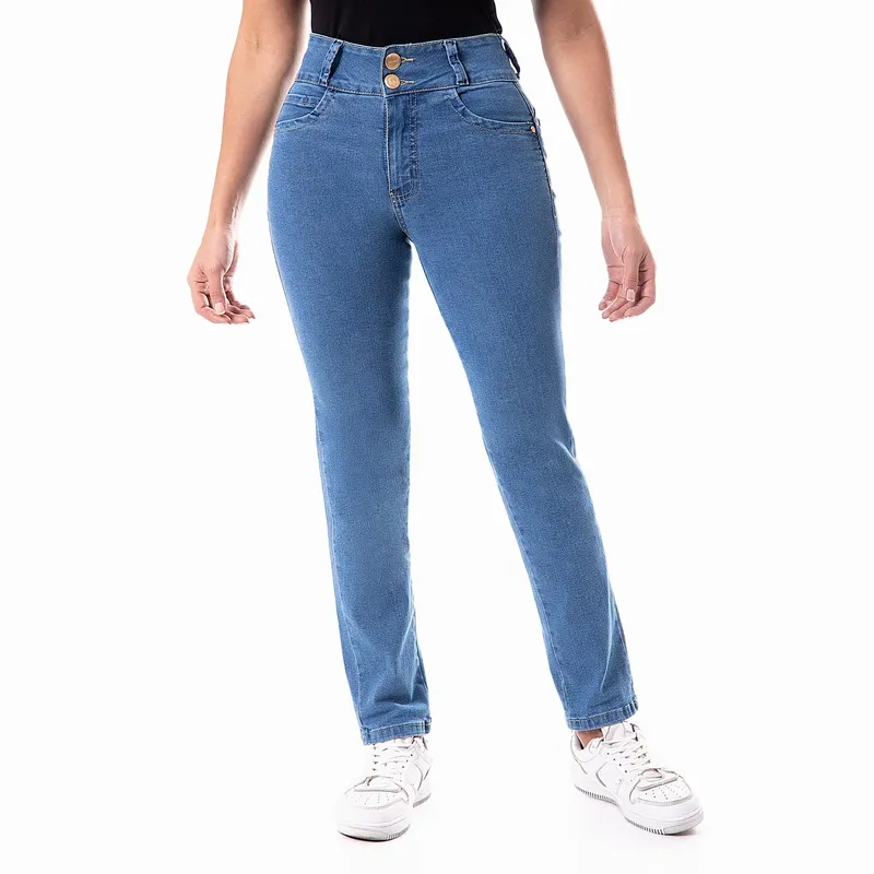 PIONIER - Pantalon Clasico Denim Stretch Larissa N Mujer