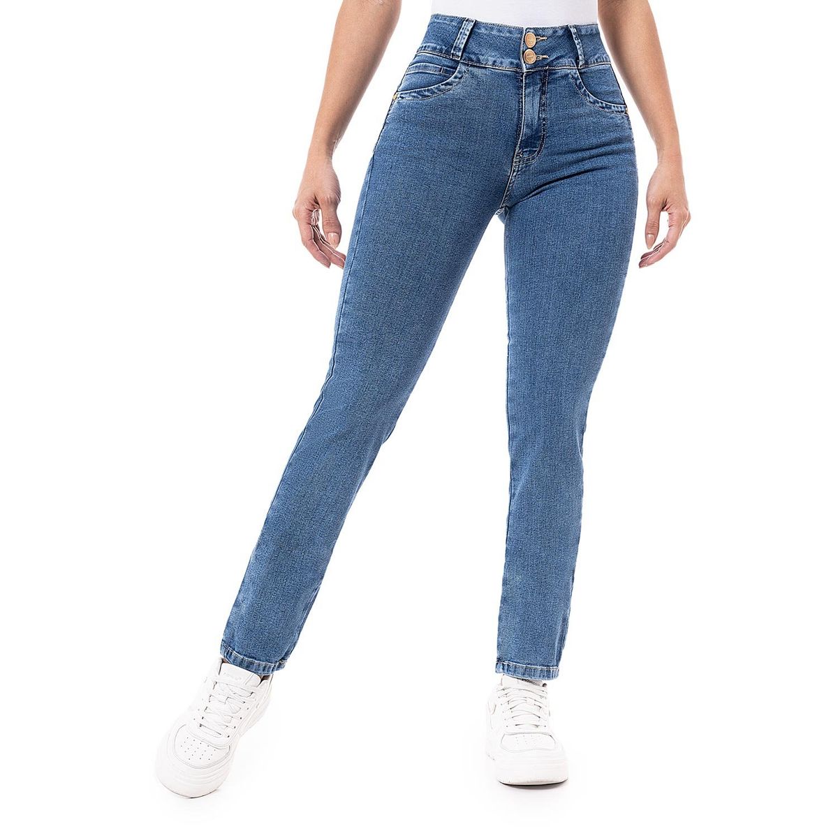 PIONIER - Pantalon Clasico Denim Stretch Larissa N Mujer