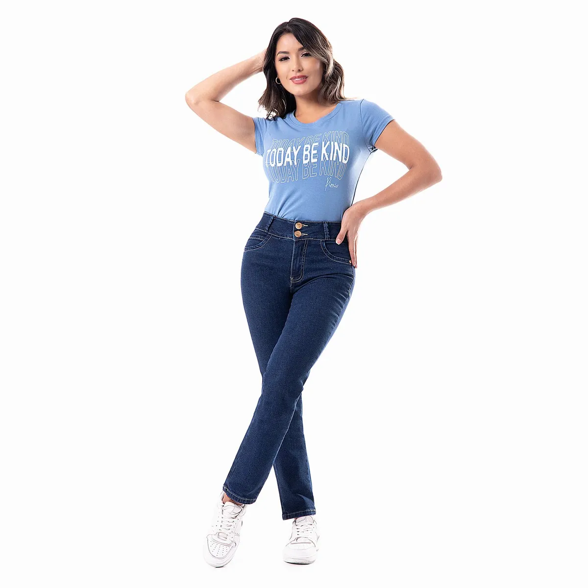 PIONIER - Pantalon Clasico Denim Stretch Larissa N Mujer