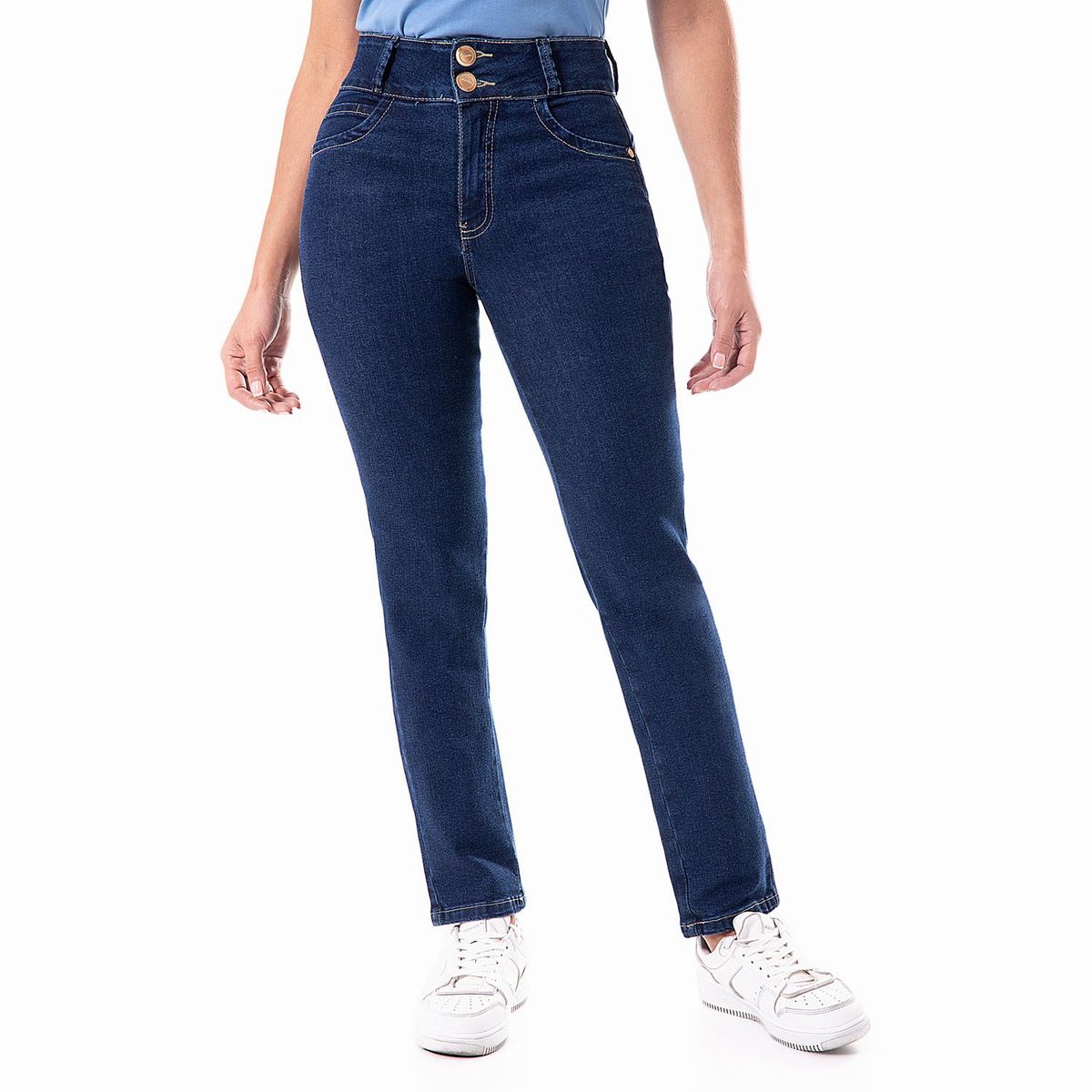 PIONIER - Pantalon Clasico Denim Stretch Larissa N Mujer