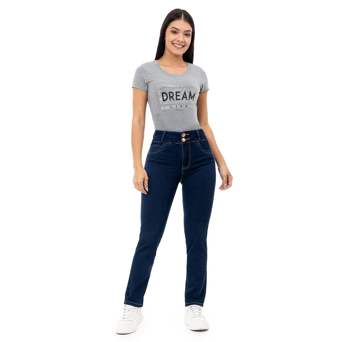 PIONIER - Pantalon Clasico Denim Stretch Larissa N Mujer