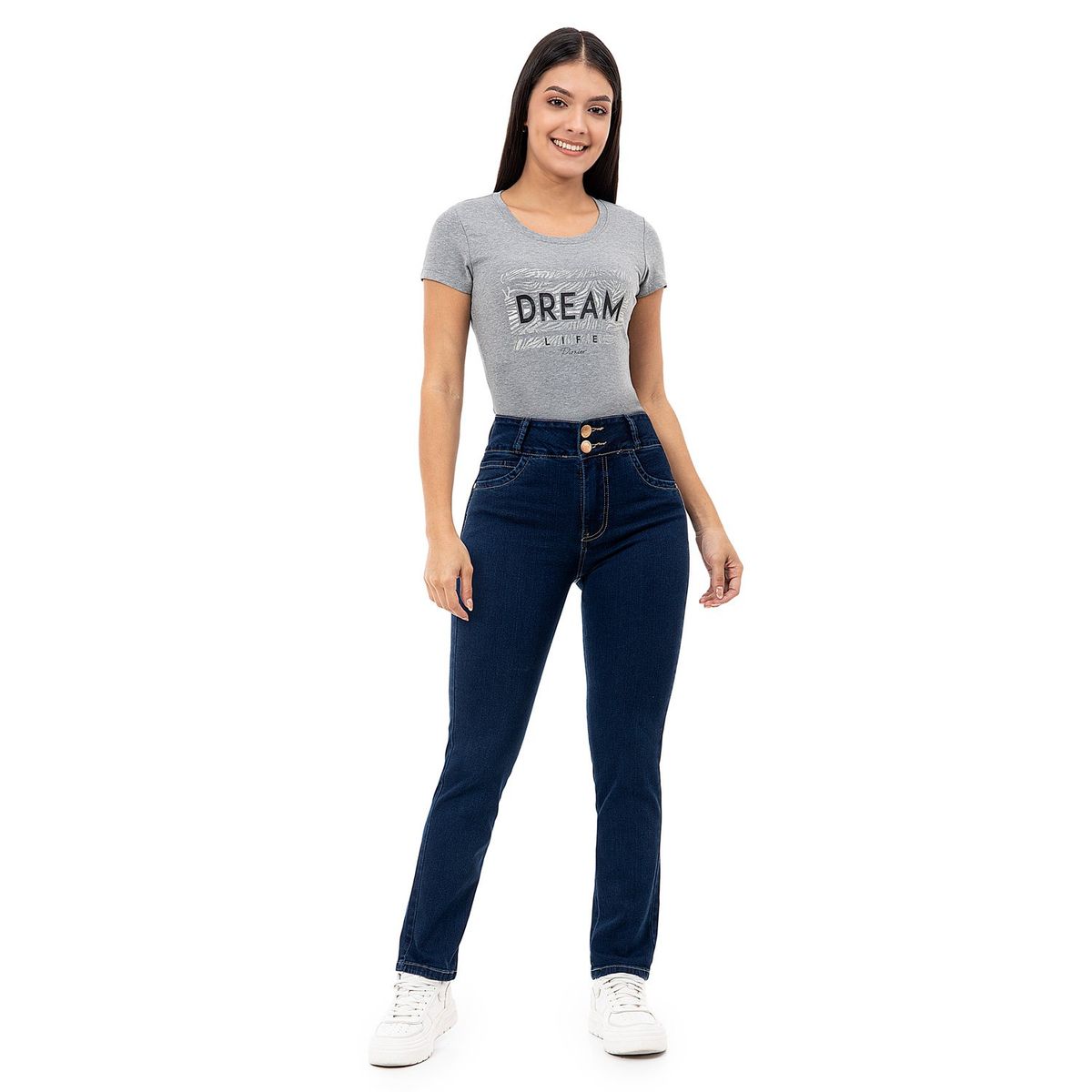 PIONIER - Pantalon Clasico Denim Stretch Larissa N Mujer