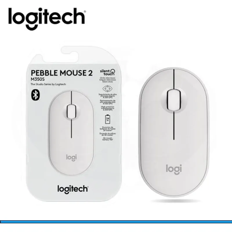 LOGITECH - MOUSE LOGITECH PEBBLE 2 M350S BLUETOOTH/WIRELESS WHITE