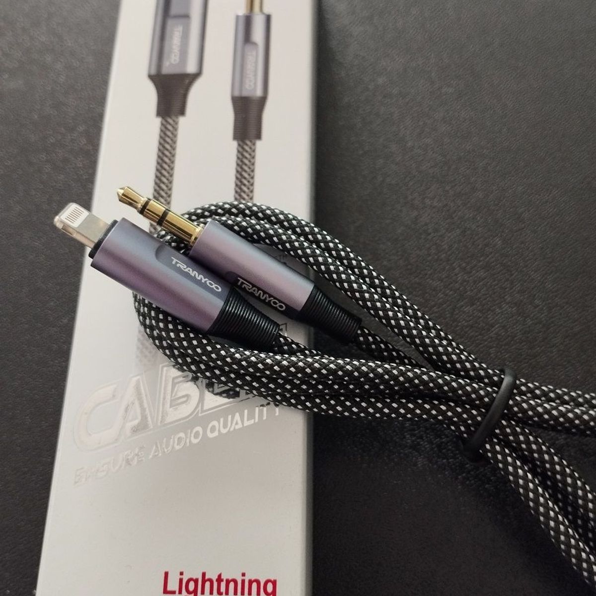 TRANYOO - Cable De Audio - Adaptador Lightning - 35mm Aux Tranyoo - Para Iphone