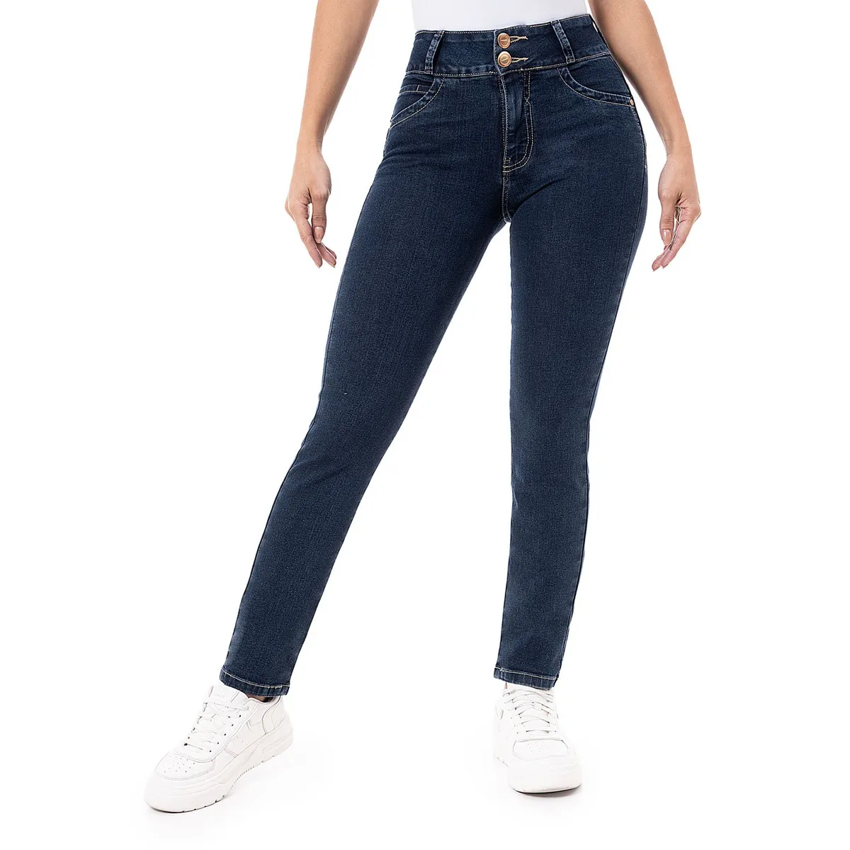 PIONIER - Pantalon Clasico Denim Stretch Larissa N Mujer