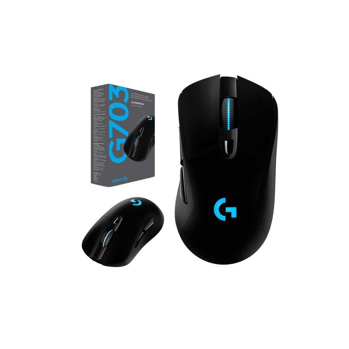 LOGITECH - MOUSE LOGITECH G703 LIGTHSPEED WIRELESS BLACK
