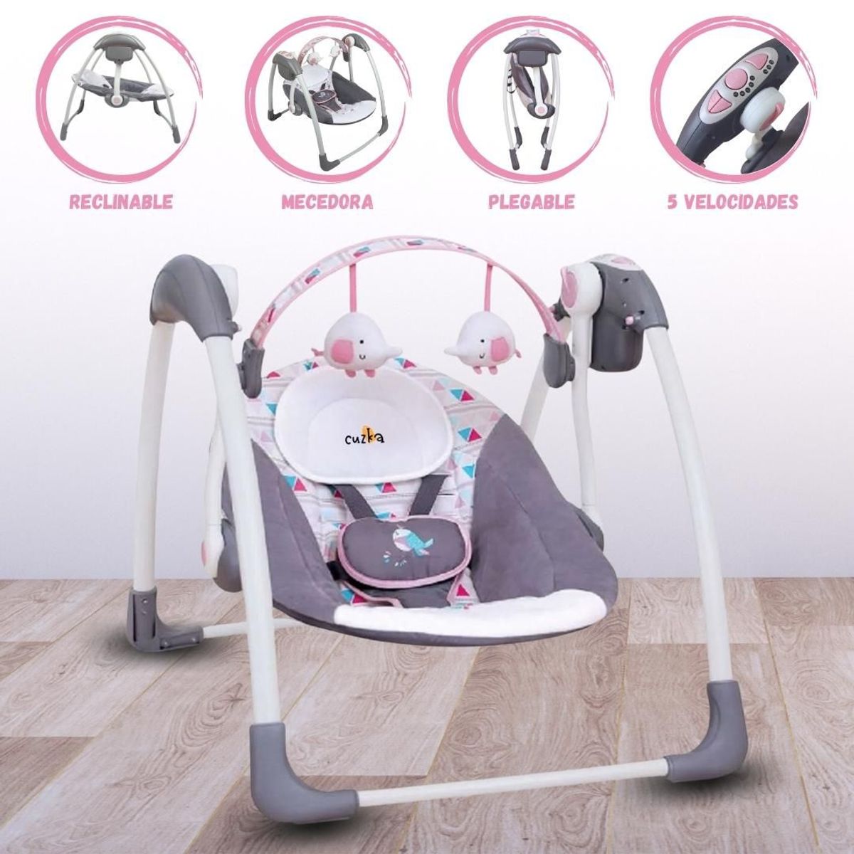 INFANTI - Columpio Nido INFANTI «SWING» PINK