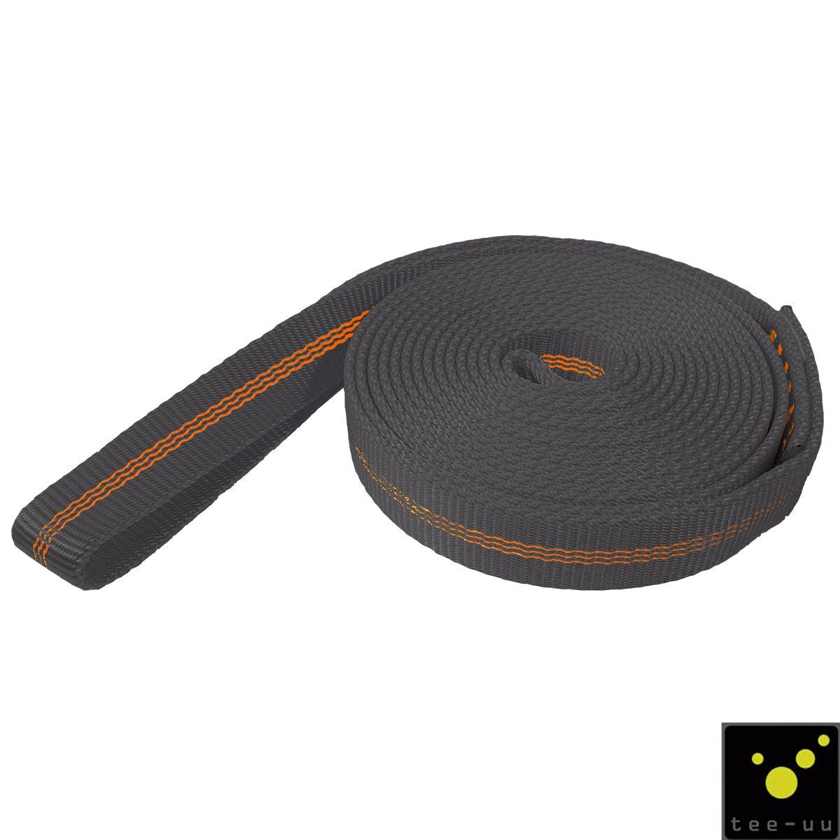 ELITE BAGS - Cinta tubular rescate 120 cm, 16 mm Negro