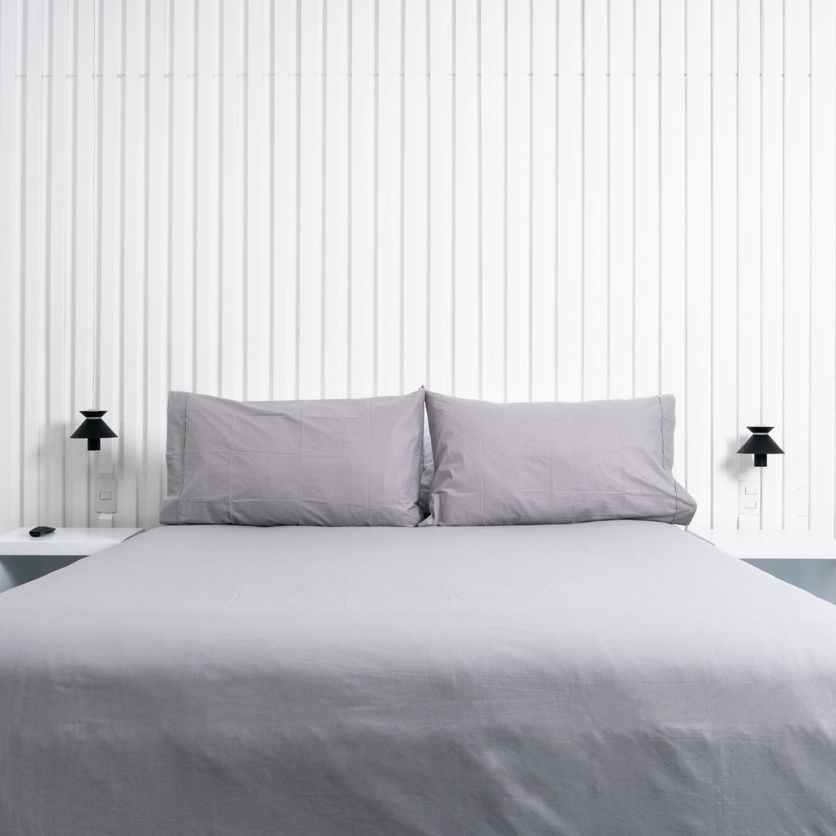 COBITEX HOME - Sábanas + Edredón con corderito 1.5 plazas Gris Cobitex 100% algodón