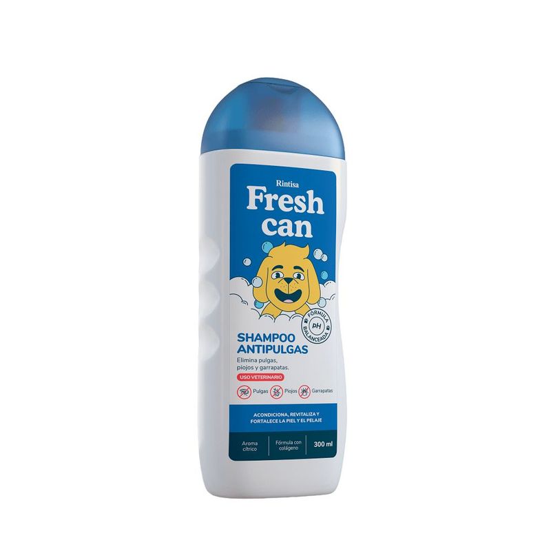 GENERICO - Shampoo Antipulgas para Perro Adulto Fresh Can 300ml