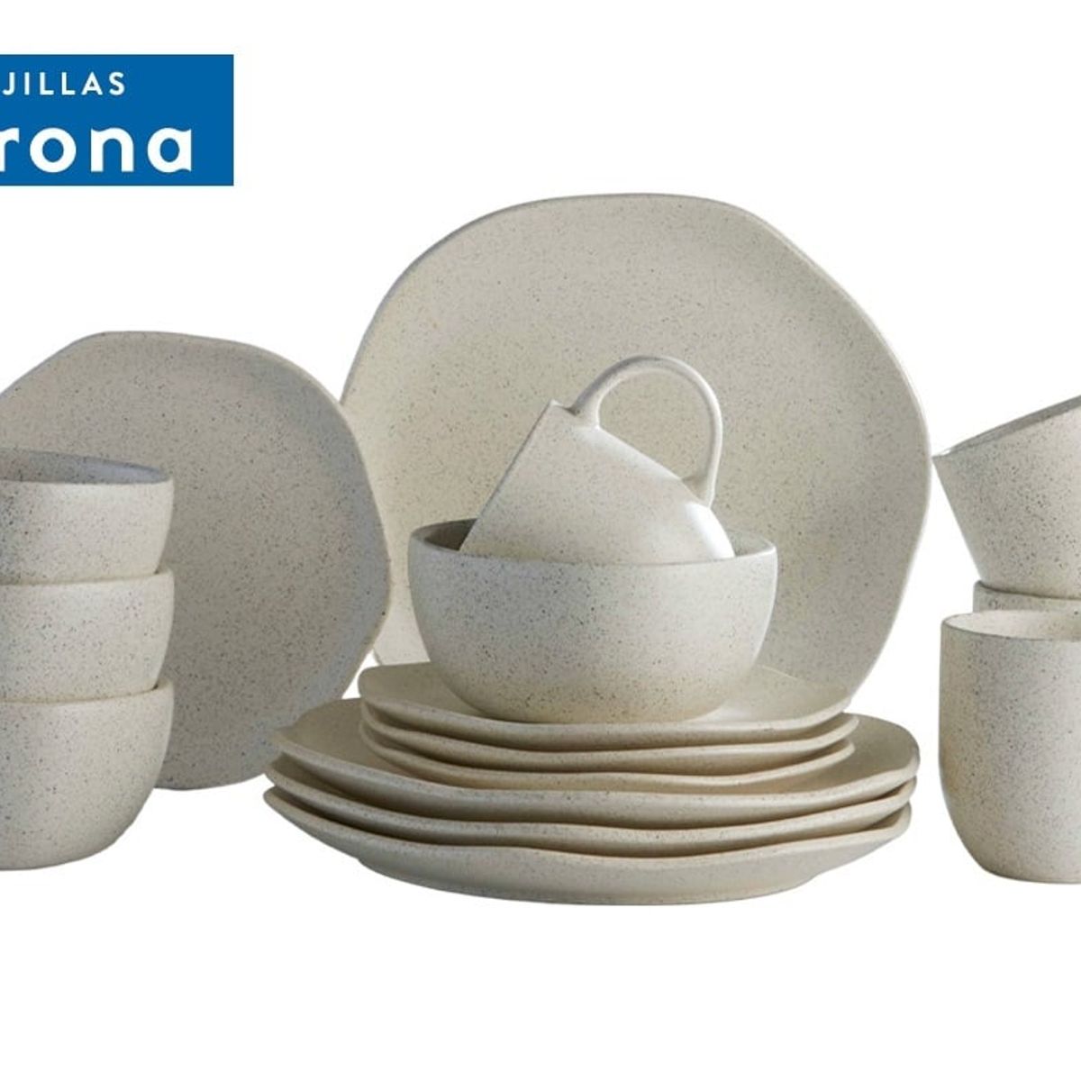 CORONA - Set de Vajilla Corona - 16 piezas ORION REACTIVO Original