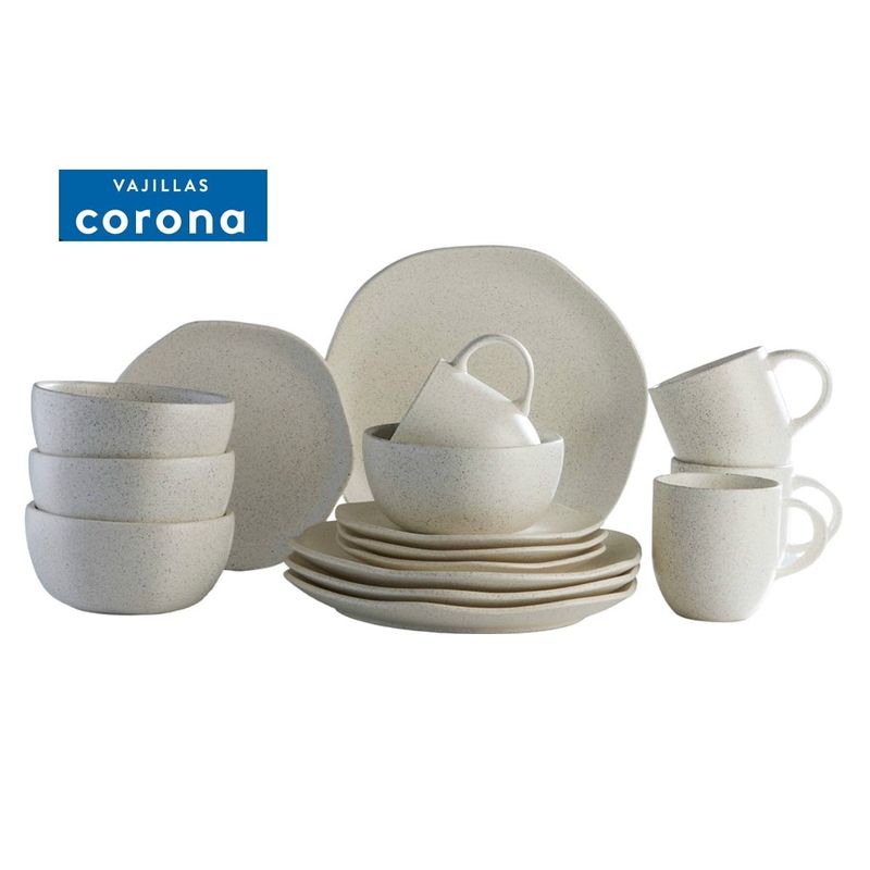 CORONA - Set de Vajilla Corona - 16 piezas ORION REACTIVO Original