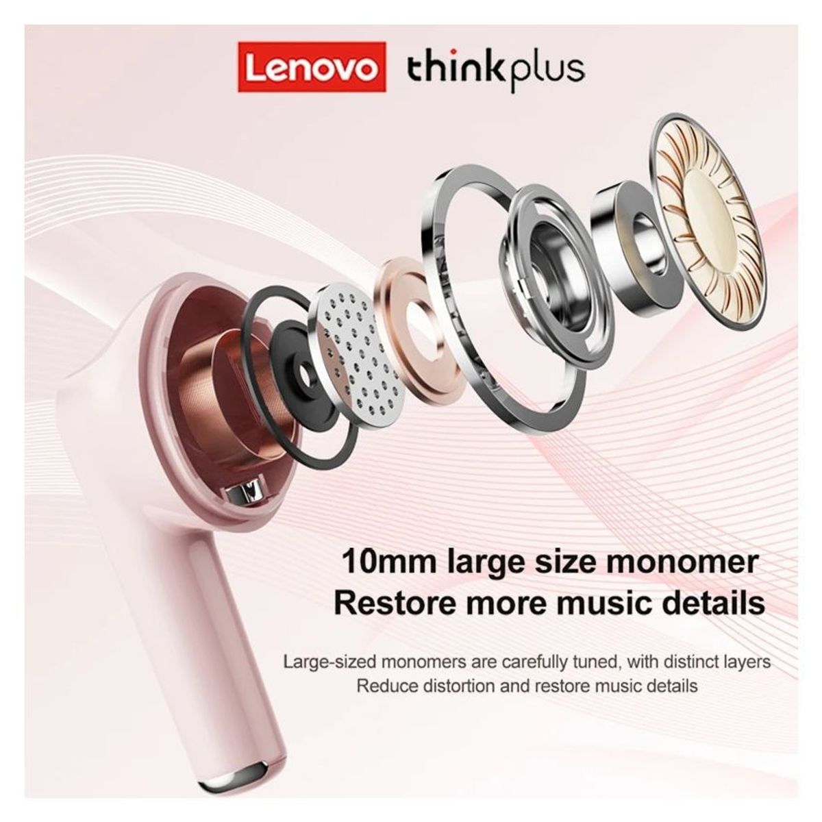 LENOVO - Audífonos Lenovo LP3 Pro De Tws y Toumi watch Reloj inteligente