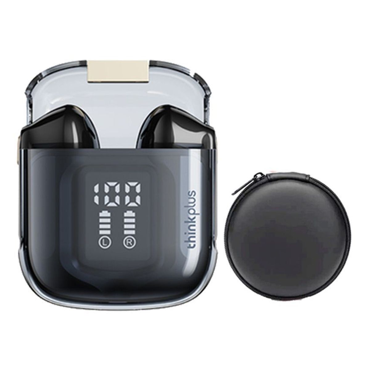 LENOVO - Lenovo LP6 Pro De Audífonos-Negro y Bolsa de almacenamiento-Negro