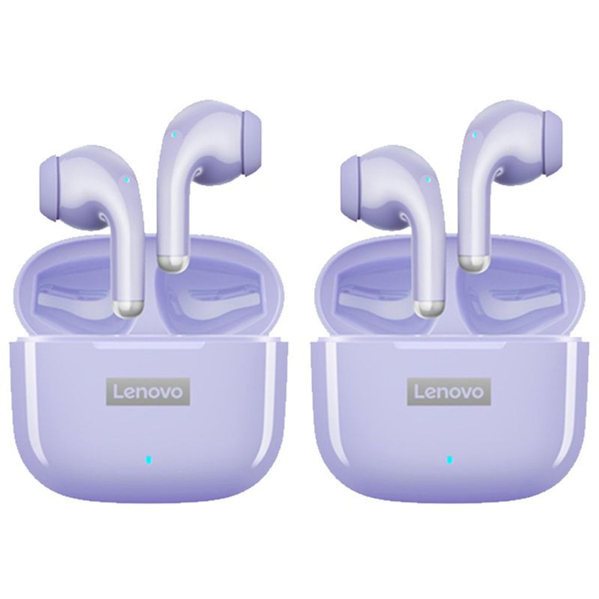LENOVO - Set 2 De Audifonos Lenovo LP40 Pro Tws -Morado
