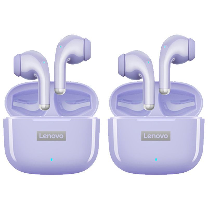 LENOVO - Set 2 De Audifonos Lenovo LP40 Pro Tws -Morado
