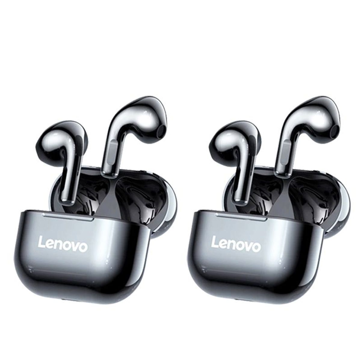 LENOVO - Set 2 De Lenovo LP40 De TWS Auricular Audífonos bluetooth-Negro