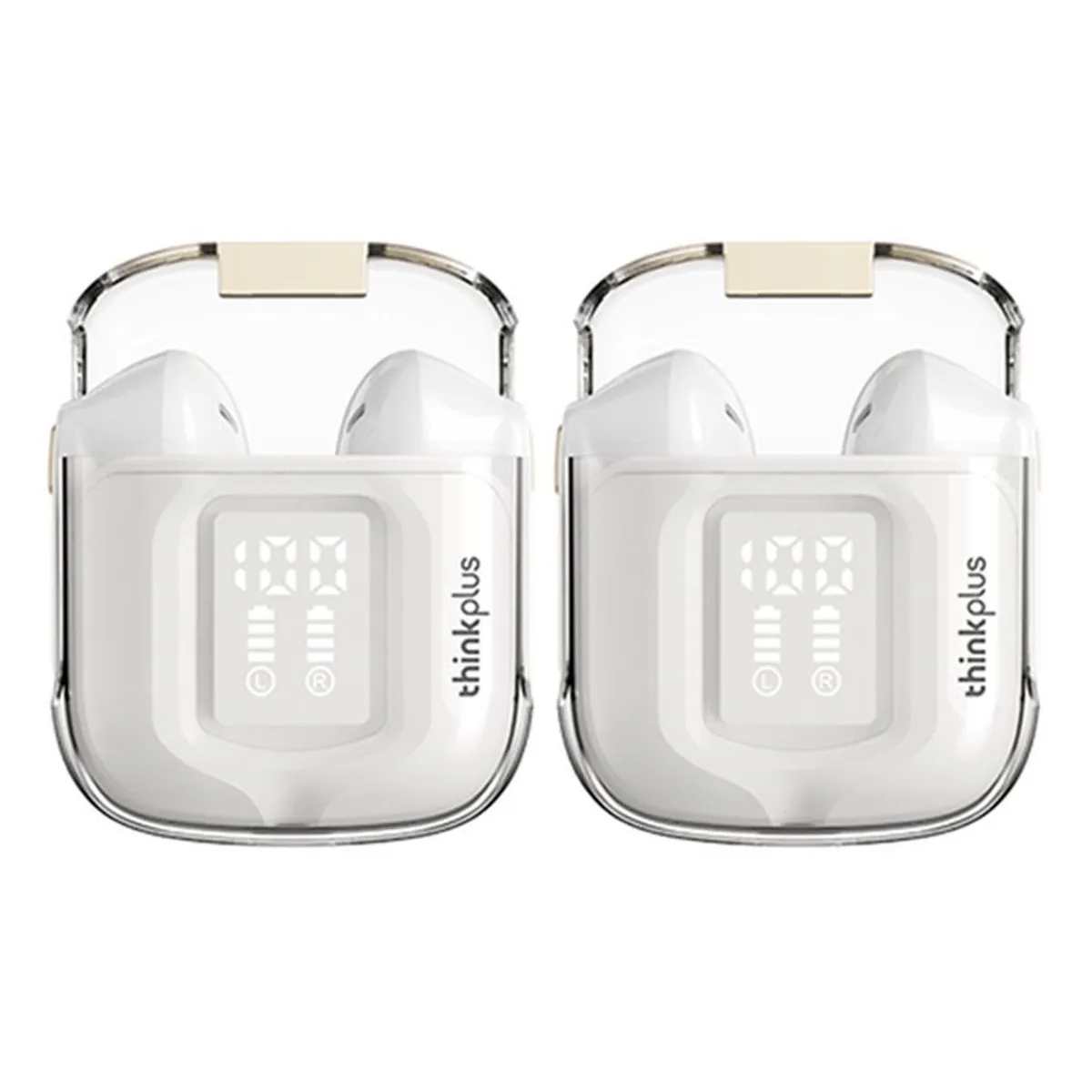 LENOVO - 2pcs Lenovo LP6 Pro De TWS Auricular bluetooth inalámbrico-Blanco