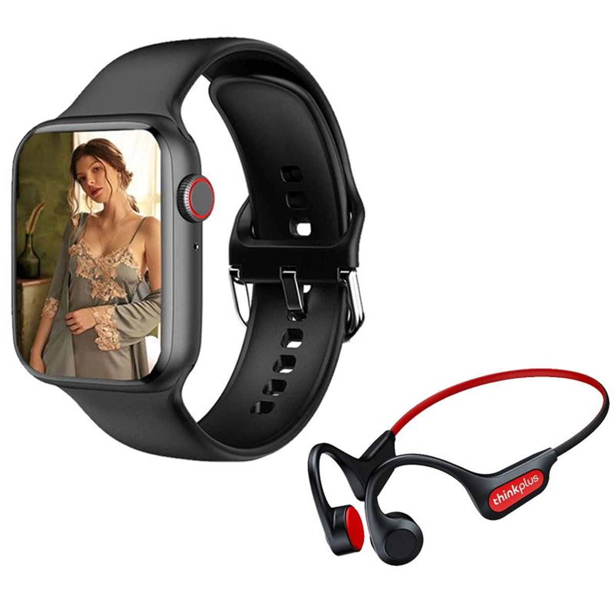 LENOVO - Lenovo X3 Pro De Audífonos-Blanco y Toumi Watch 2 Max-Negro