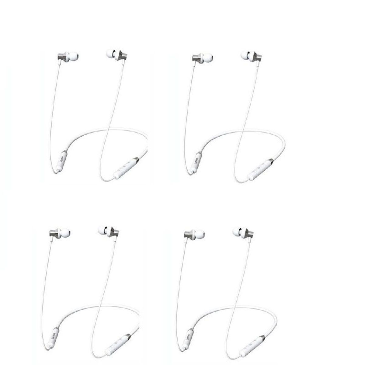 LENOVO - 4 Pcs Lenovo Audífonos HE05 Audifonos Bluetooth