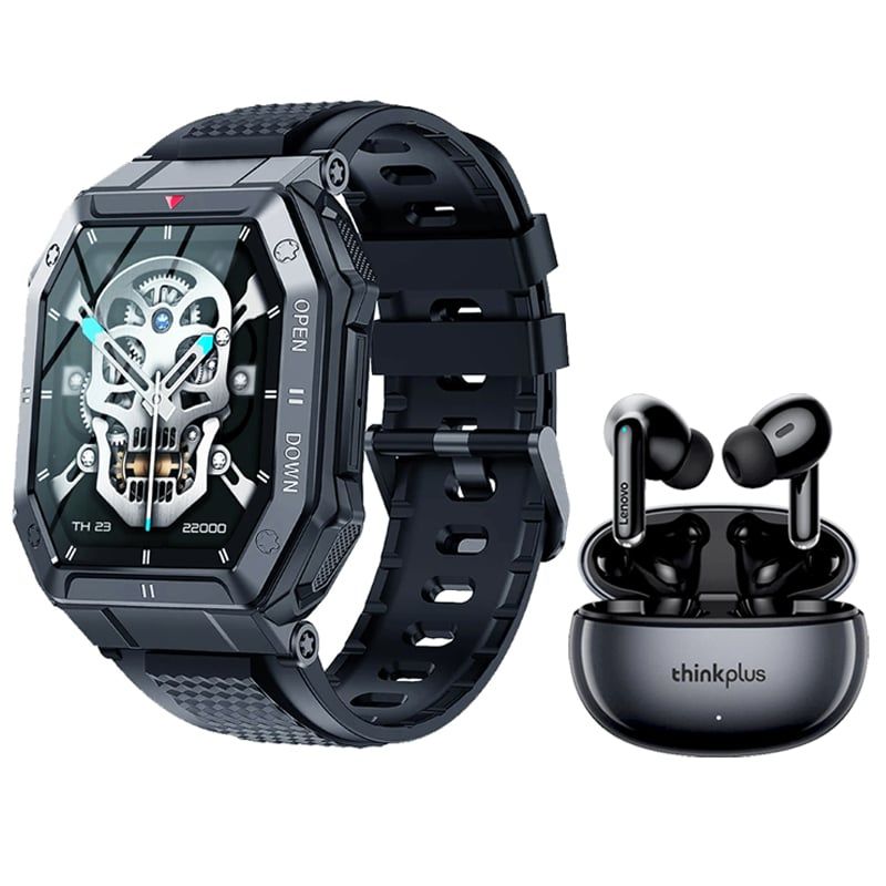 LENOVO - Lenovo XT88 De Audífonos tws y Toumi GT-K Reloj inteligente