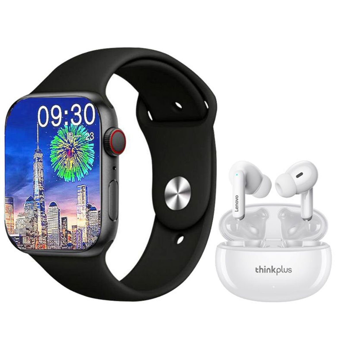 LENOVO - Lenovo XT88 De Audífonos tws y Toumi Watch S9 Pro Reloj inteligente