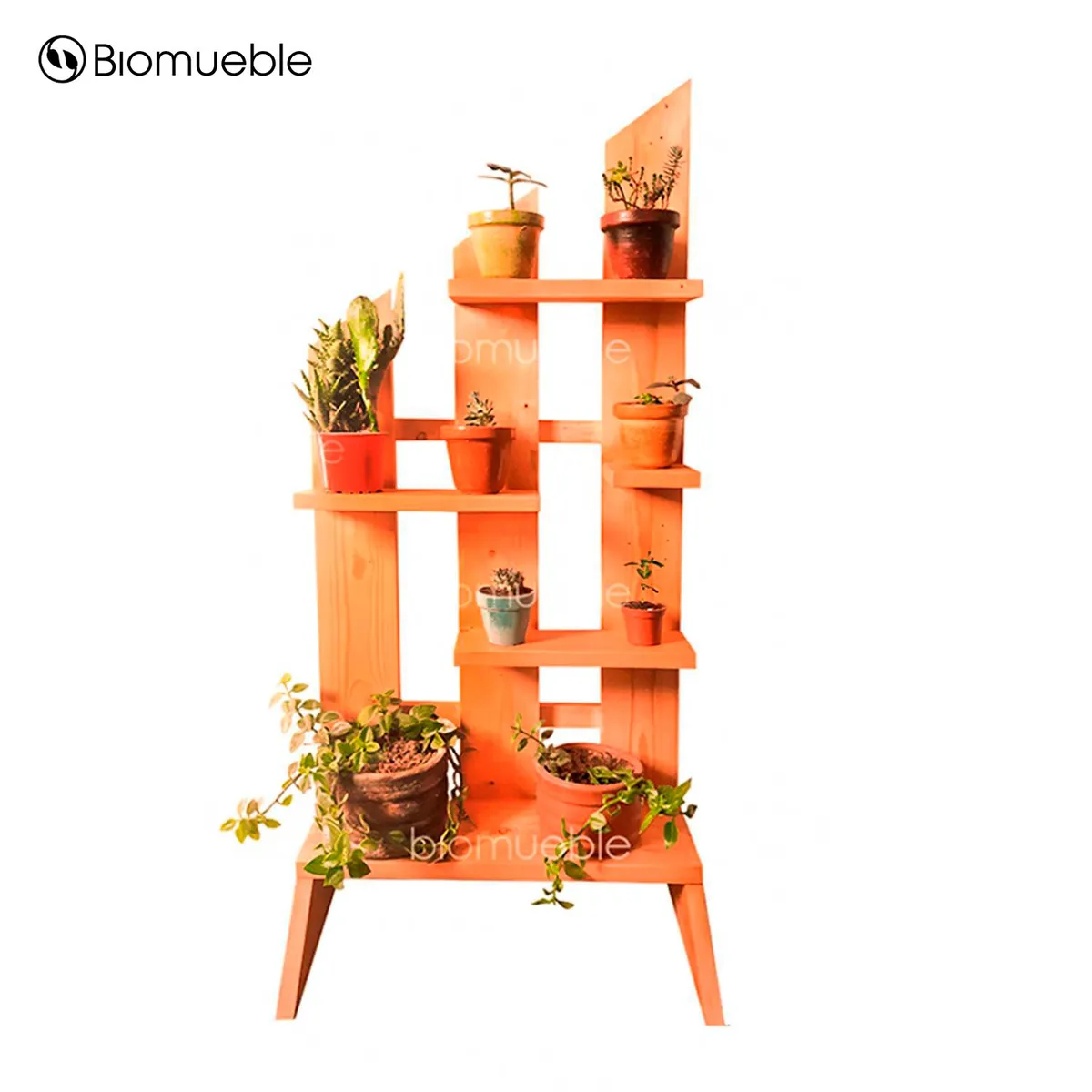 GENERICO - Porta Maceta Amaranta de Palets de Pino