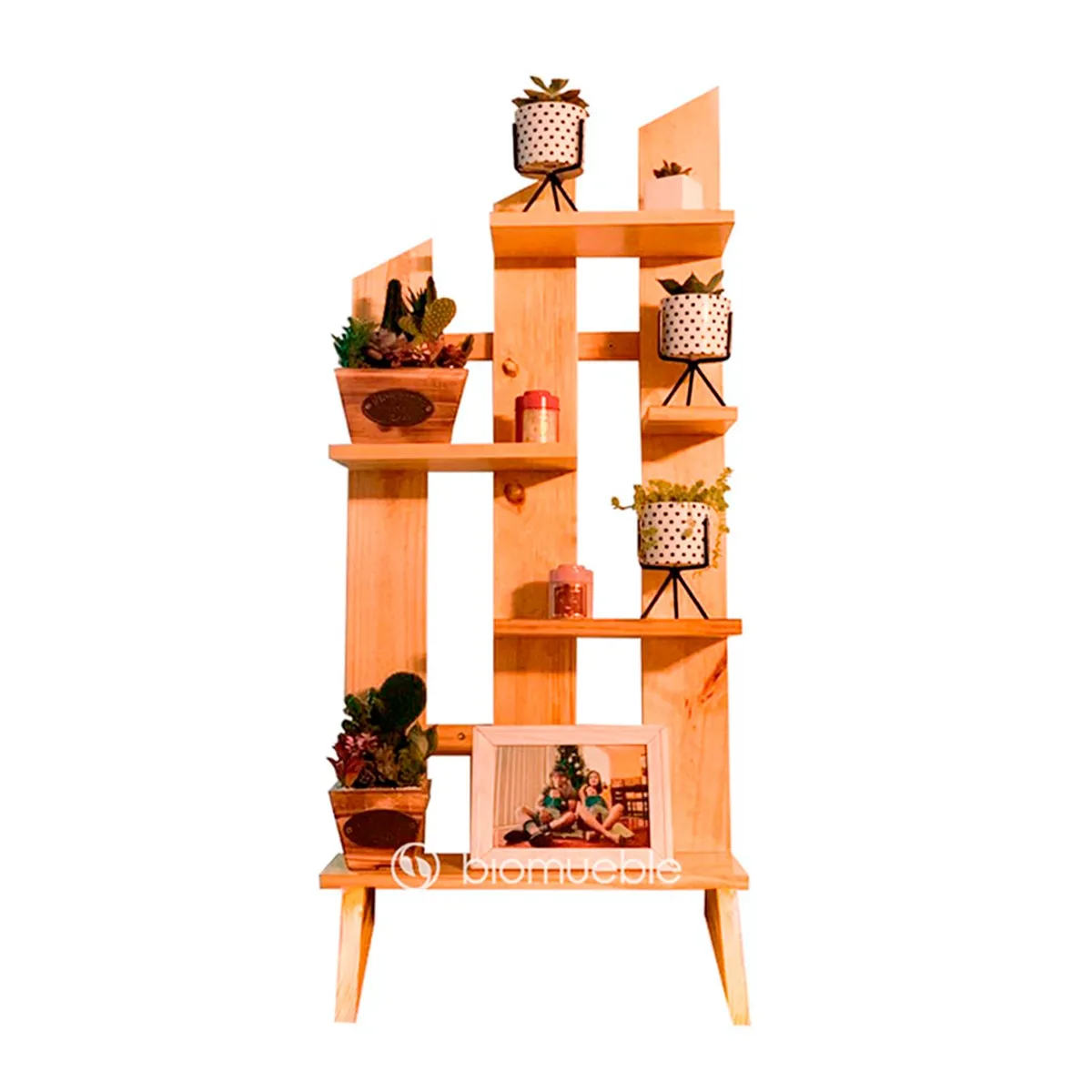 GENERICO - Porta Maceta Amaranta de Palets de Pino