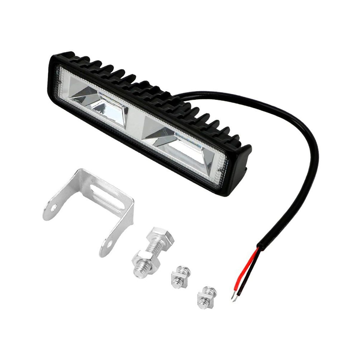 GENERICO - Neblinero Barra Led Espejo Blanco Estrobo 30w Automoto