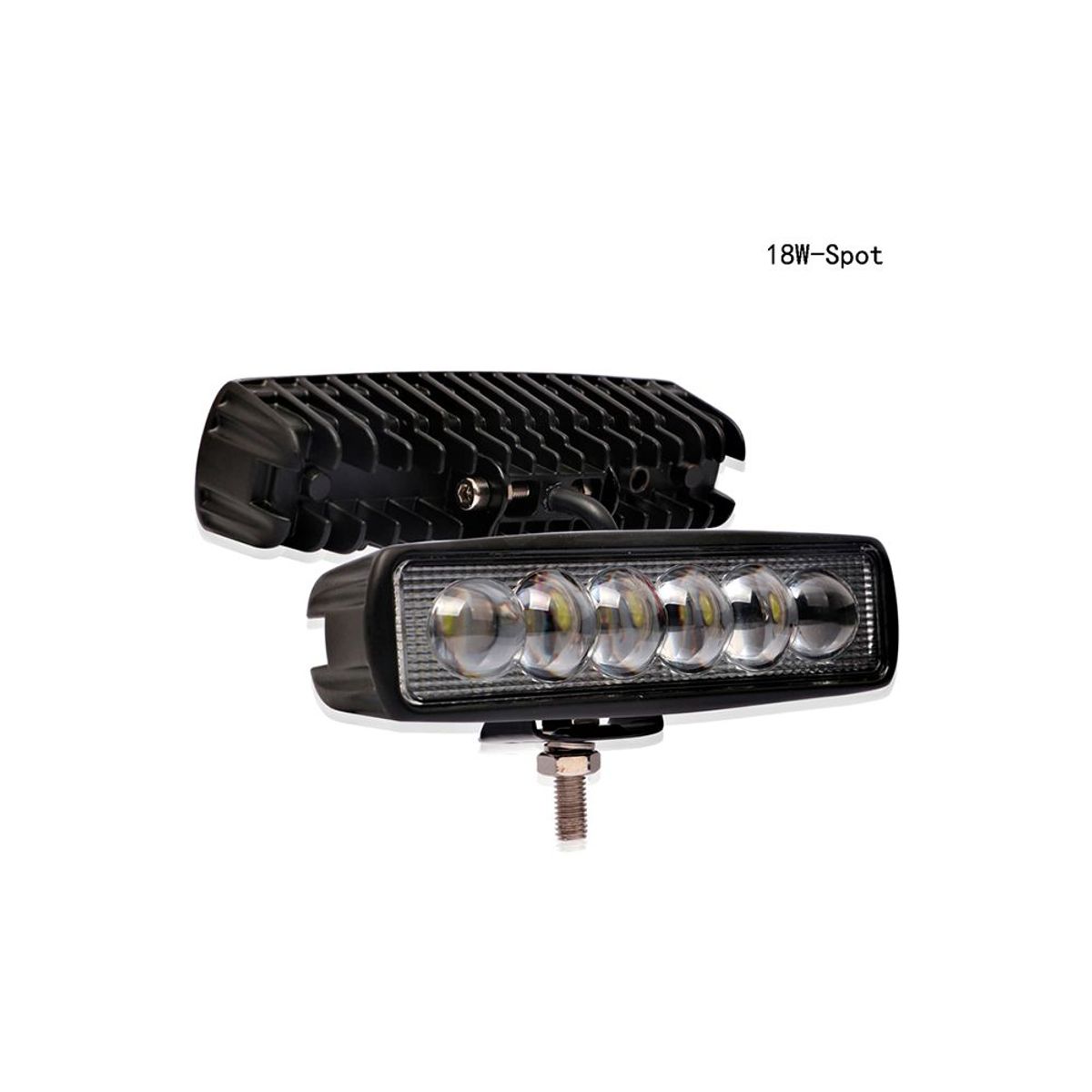 GENERICO - Neblinero Barra Led Lupa Distancia 7d Blanco 18w Automoto.