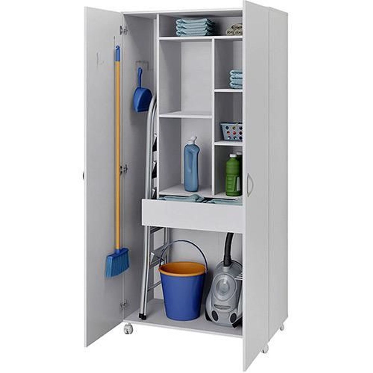 GENERICO - MUEBLE DE LAVANDERIA VENECIA - LA CASA DEL MUEBLERO - BLANCO