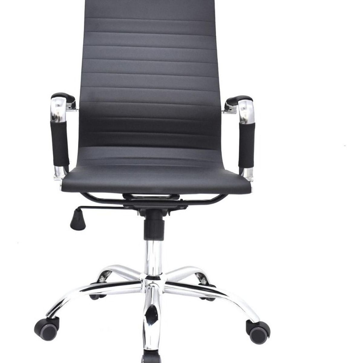 BONNO - Sillon De Escritorio Boss Eco Negro Con Cabecero Bonno