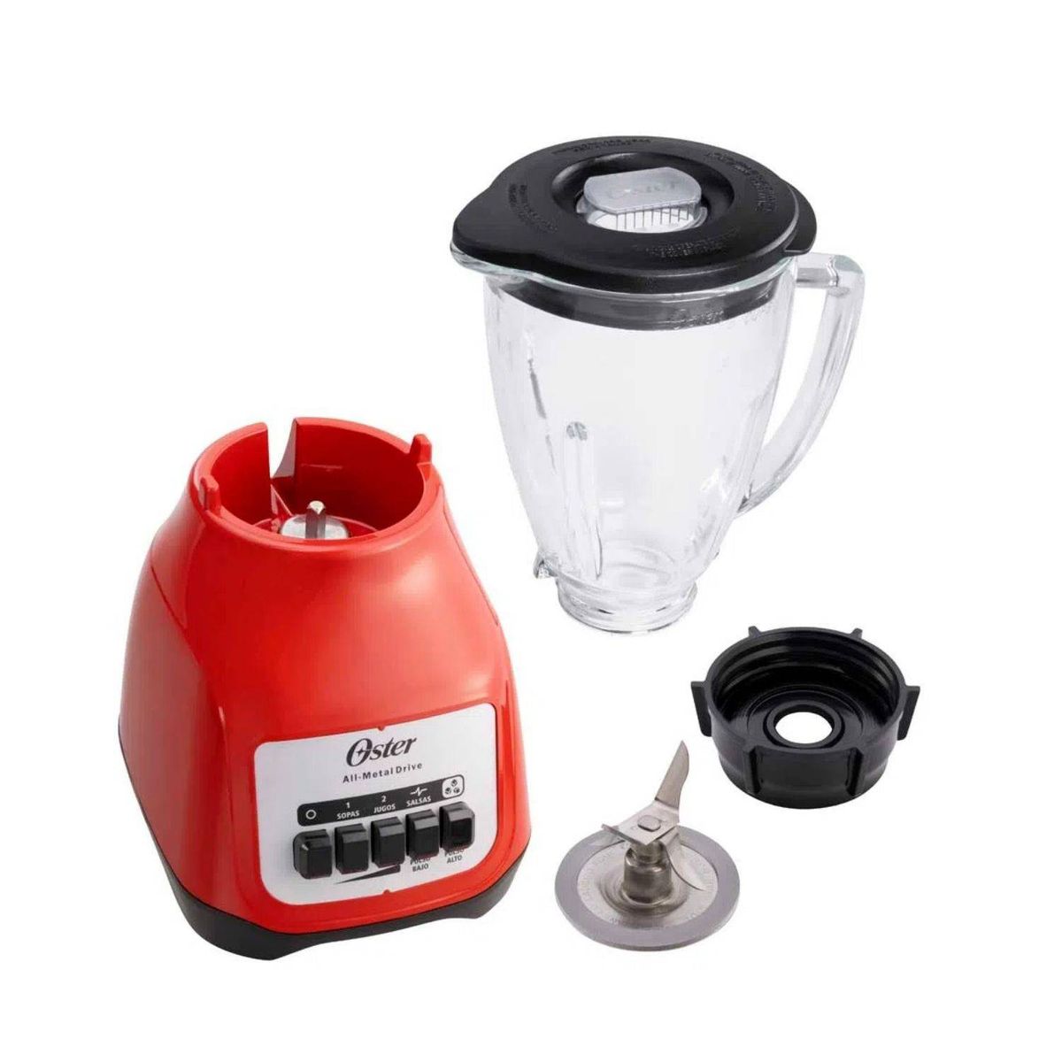 OSTER - Licuadora Oster 2 Velociades Tritura Hielo 550W BLSTKAGRPB