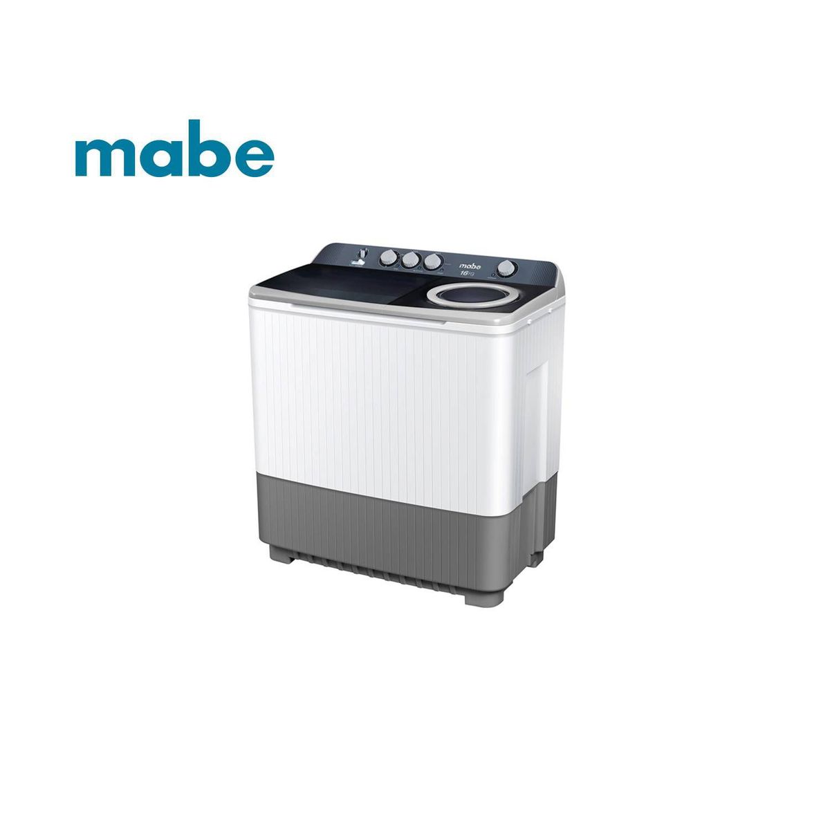 MABE - Lavadora semiautomatica 16 kg Blanco Mabe - LMD6124PBBB0