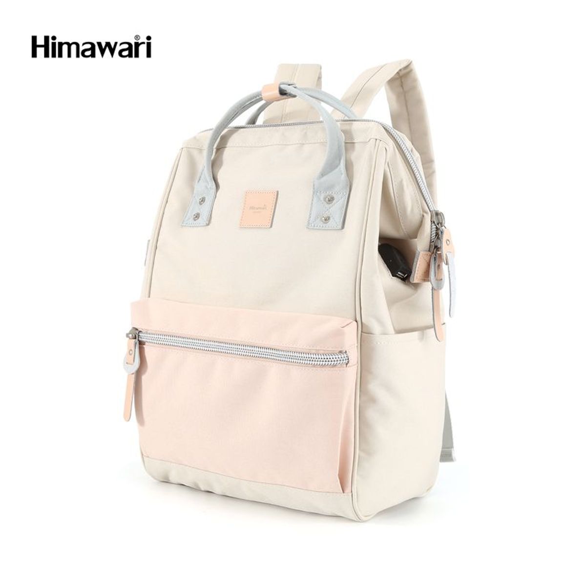 HIMAWARI - Himawari - Mochila multibolsillos porta laptop con USB - Multicolor