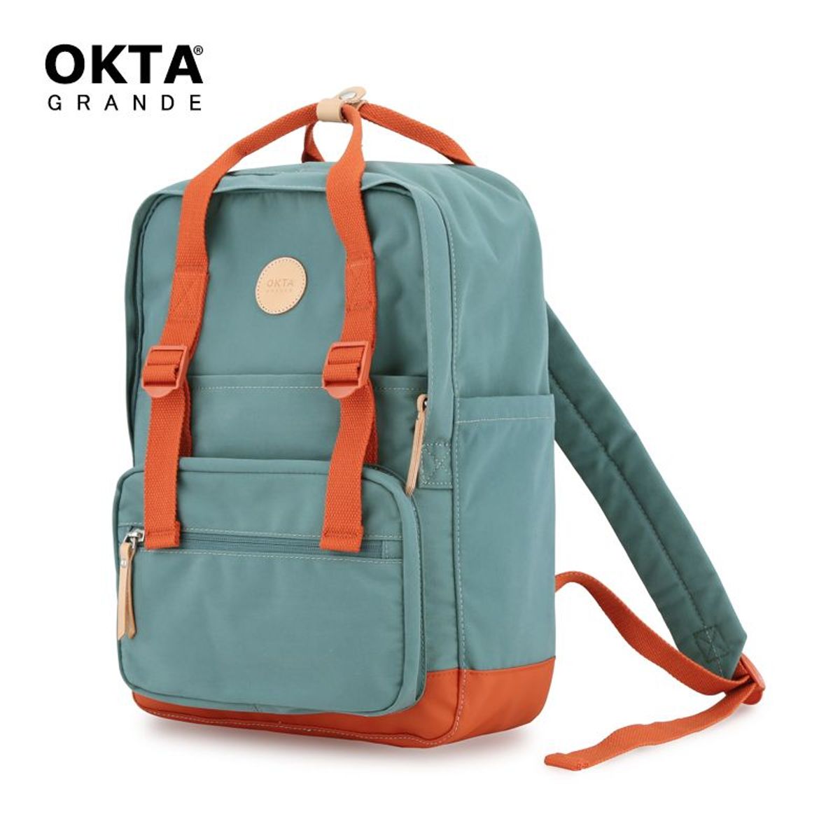 HIMAWARI - Himawari - Mochila escolar o de viaje porta Laptop - Verde Claro